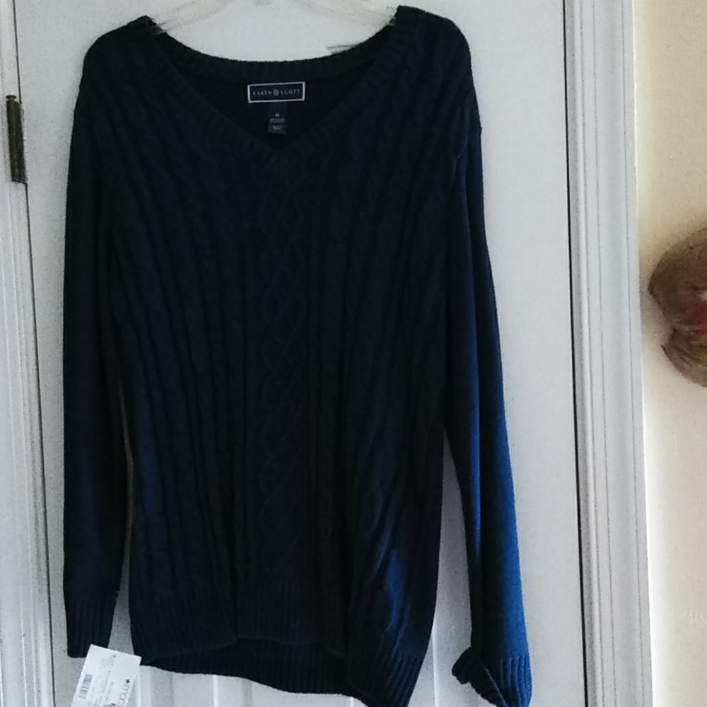 Ribbed Karen Scott Sweater